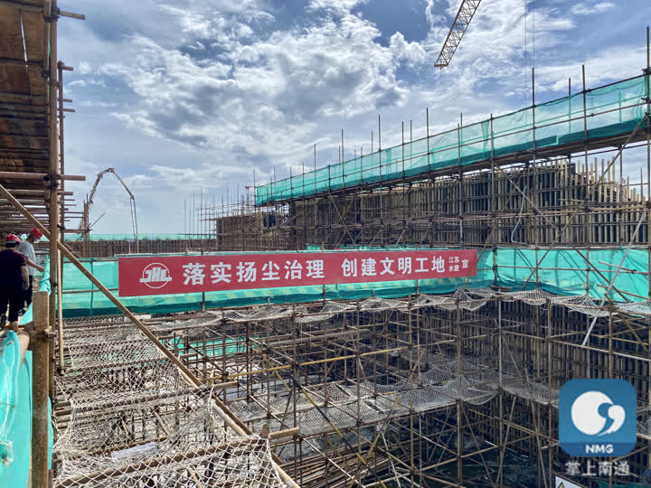 南通海港引河南閘站 主城區(qū)防汛排澇的“重器”進(jìn)入設(shè)備安裝新階段